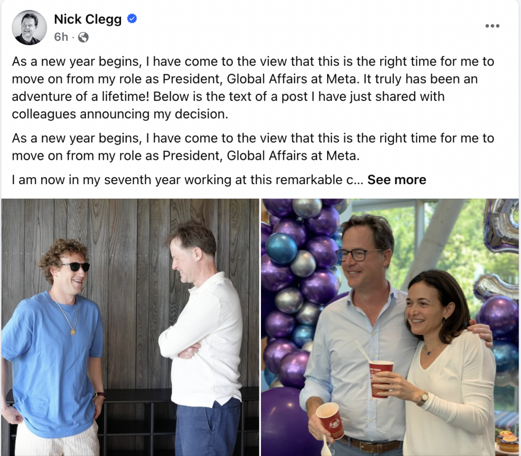 “Meta Appoints Republican Joel Kaplan as Global Affairs Chief ...